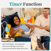 Blue Kyanite Crystals & Candle Warming Lamp Set - CRYSTALAX (Owned by LuxyNest FZE) - NO-775P-D3NV